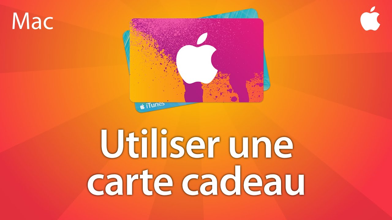 Utiliser une carte cadeau iTunes ou App Store - Tutoriel Mac 