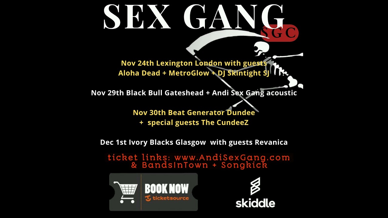 SGC tickets on sale! #music #london #glasgow #dundee #gateshead #postpunk #punk #goth #darkwave