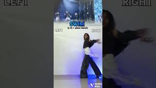 BTS "SWIM" dance tutorial | 0.75 × slow music #dancetutorial #bts #kpop #tutorial #youtubeshorts