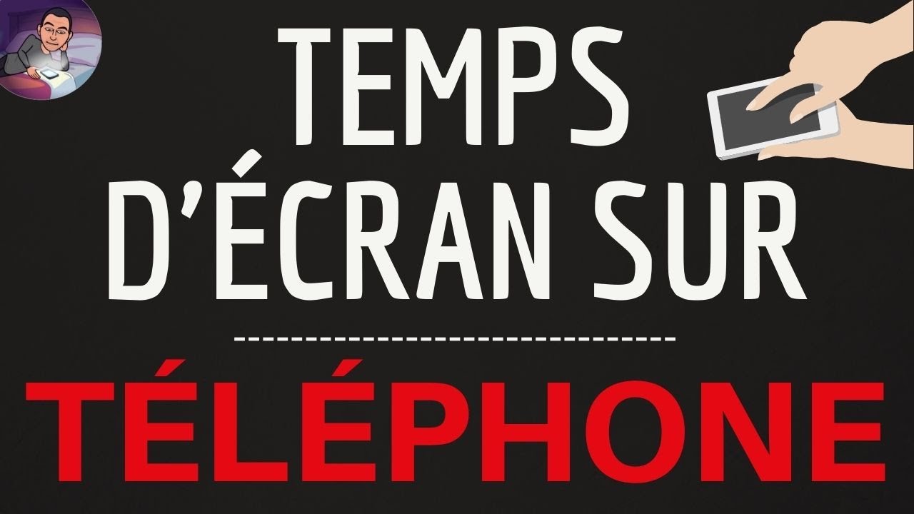 TEMPS d'écran sur TELEPHONE, voir le temps passé par jour et semaine