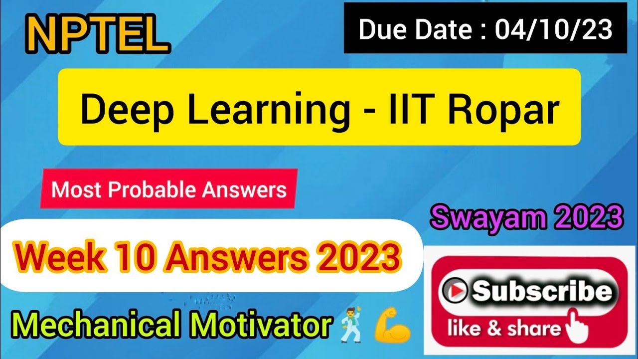 deep learning iit ropar assignment 10