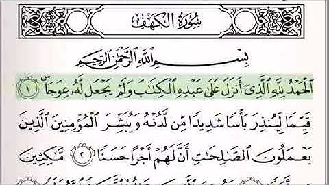 سورة الكهف-تلاوة القرآن المجيد بصوت الشيخ محمد مبشر عيون السود-قناة ناشرو خيرات السراج