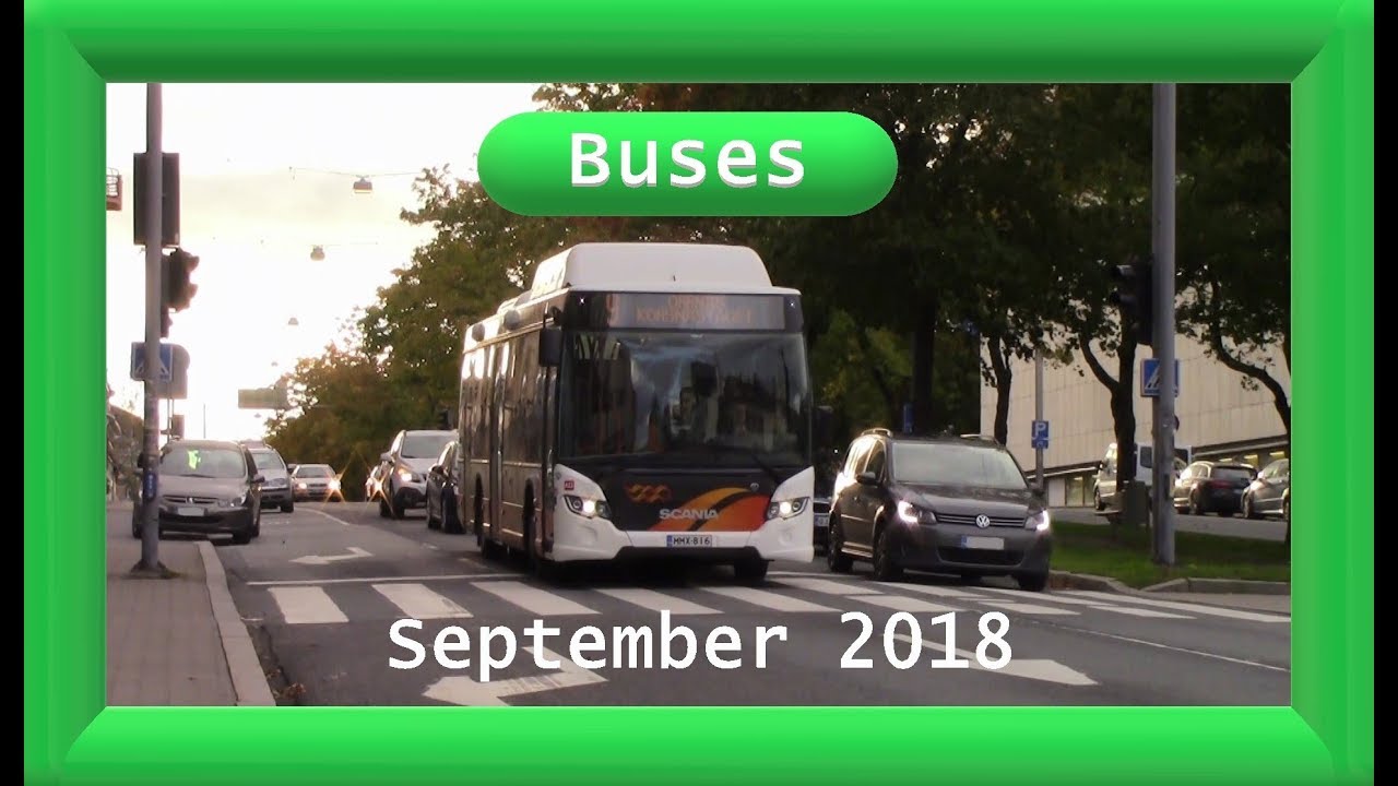 Bus videos September 2018 YouTube