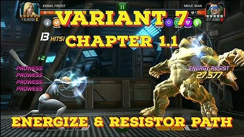VARIANT 7 CHAPTER 1.1 ENERGIZE & RESISTOR PATH | MARVEL CONTEST OF CHAMPIONS |