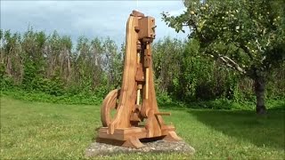 Wooden Double-Acting Air Engine 300 Rpm In this video, I will show another wooden air engine that I made, It