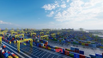 "From 3ds Max to Reality: Stunning Port Container Animation in Lumion 11 Using After Effects !"