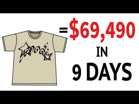 HOW I MADE $69,490 IN 9 DAYS WITH MY CLOTHING BRAND 2022