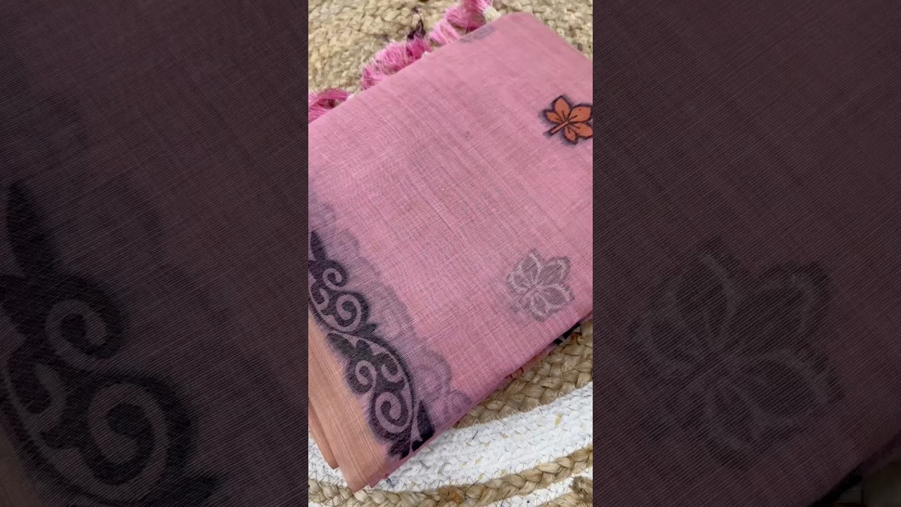 Soft Pure Muga Cotton Rich Pallu Saree