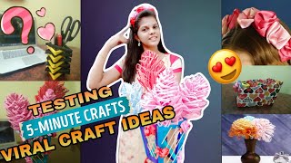 Hey guys, today i'm trying out viral hacks by 5 minutes craft. all the
life we see on internet don't work as per our expectations. so,i'm
going t...