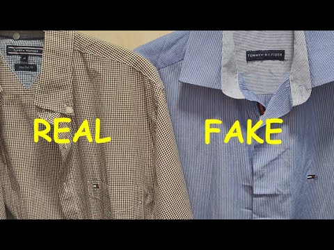 Tommy Hilfiger shirt real vs fake. How to spot fake Tommy Hilfiger ...