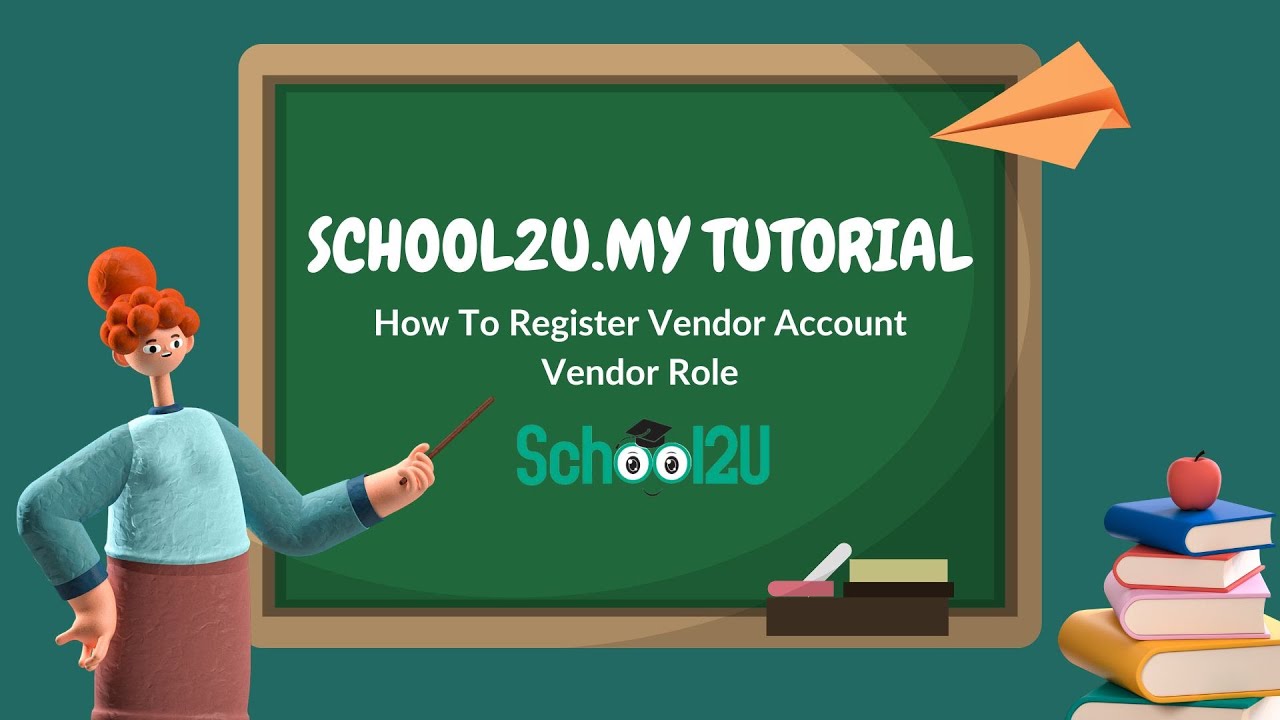 Vendor How To Register Vendor Account YouTube