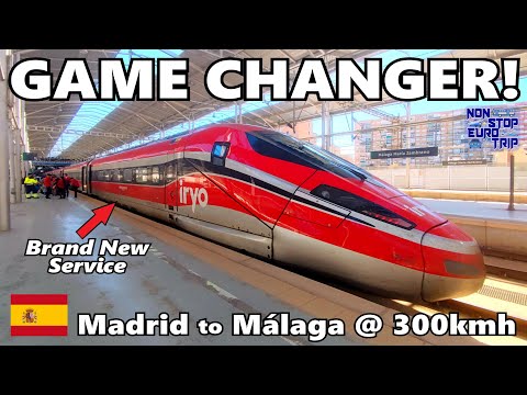 Why Iryo is Spain's NEW BEST TRAIN / First Class Review from Madrid to Málaga