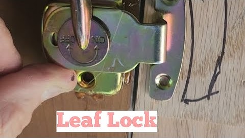 Dining room table leaf lock install | Tutorial-Beginner Woodworking