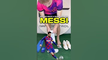 How to wear shin pads like MESSI #gaincontrol #howto #messi #intermiami #argentina #shinpads