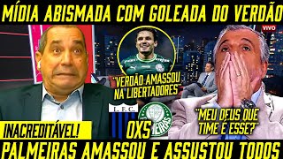 ESSE TIME É UMA MÁQUINA! MÍDIA VAI ao DELÍRIO COM GOLEADA HISTÓRICA do PALMEIRAS! 