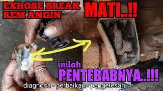 EXHAUST BRAKE atau REM ANGIN MACET ini penyebabnya  SERVICE ENGINE BRAKE MITSUBUSHI CANTER