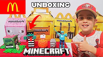 Minecraft Movie McDonalds ADULT Happy Meal 2025! 💛🍔 6 To Collect!