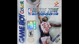NBA in the Zone 2000 (Game Boy Color) - Denver Nuggets vs. Charlotte Hornets