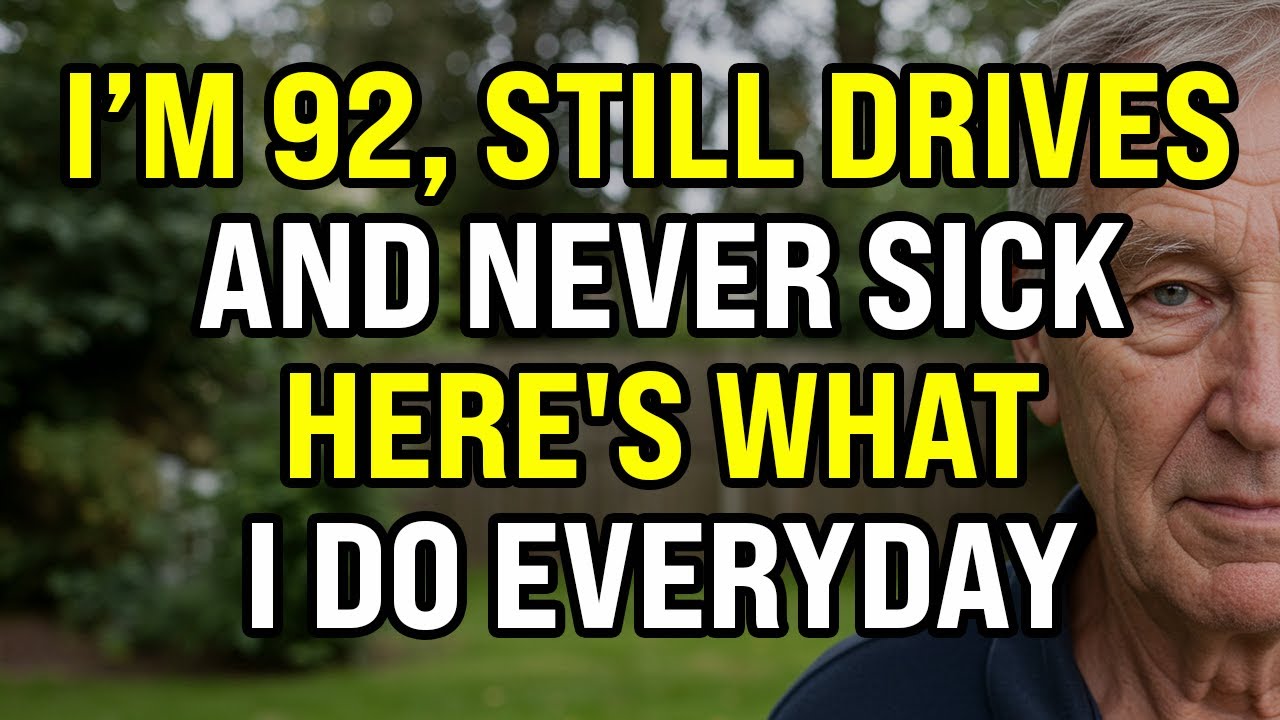 I’m 92 and Still Drive! These 5 Habits Are Why I Haven’t Been Sick in