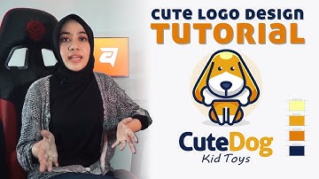 CUTE DOG LOGO - DESIGN PROCESS - CORELDRAW X8 TUTORIAL