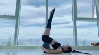 Good Weather Good Mood The Yoga Goddess Started Her Difficult Yoga Teaching Today Yogafamily