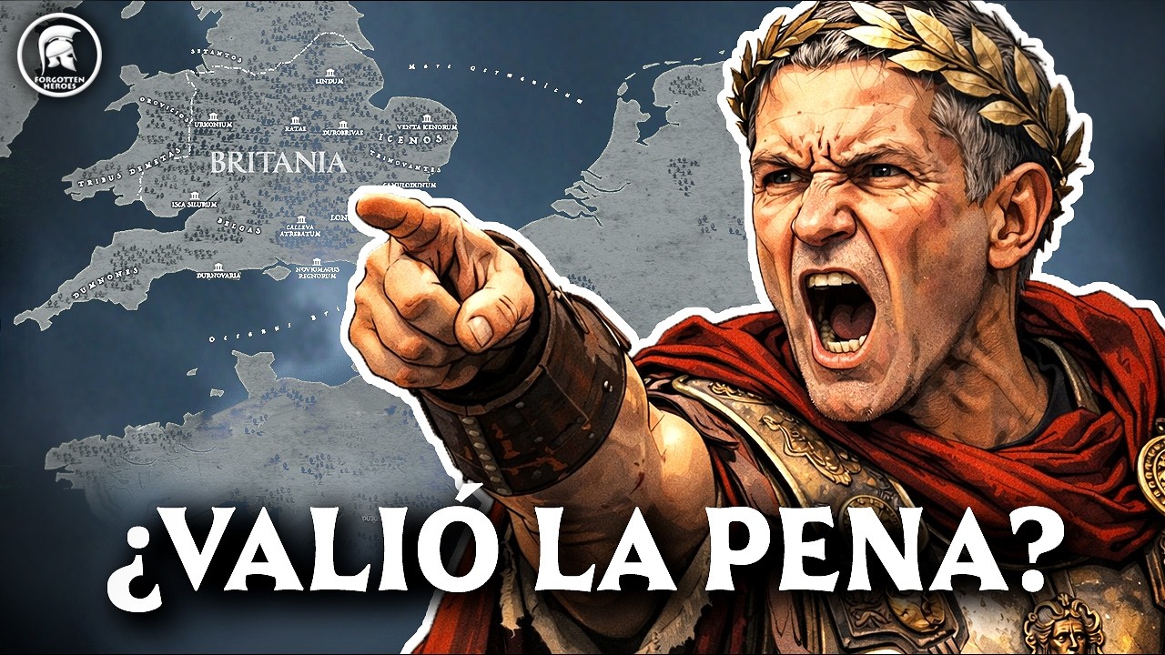 La campaña MÁS LEJANA de JULIO CÉSAR | Britania 55 y 54 a.C.
