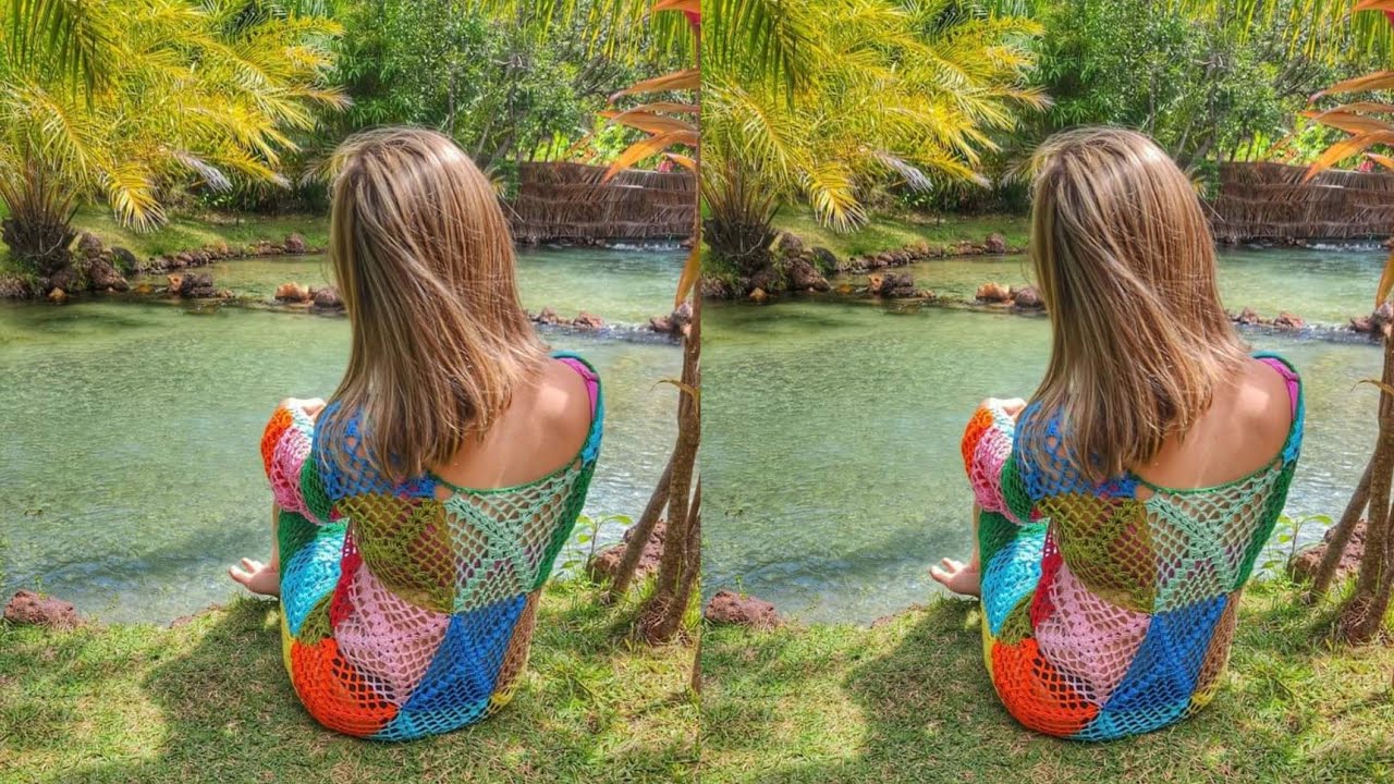 Blusa com quadradinhos  (aula 5)