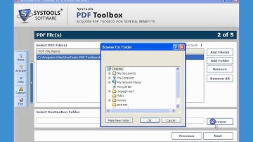 SysTools PDF Toolbox video tutorial