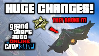 HUGE CHANGES In The GTA Online Chop Shop DLC! (Raiju BROKEN, Jet Cannons Patched, and More!)