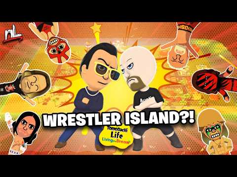 An Island of Pro Wrestlers? (Tomodachi Life Highlights)