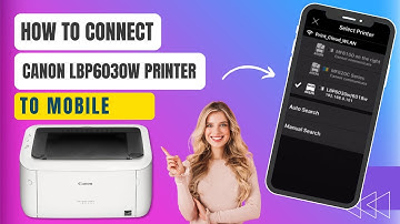 How to Connect Canon imageCLASS LBP6030w Laser Printer to Mobile?