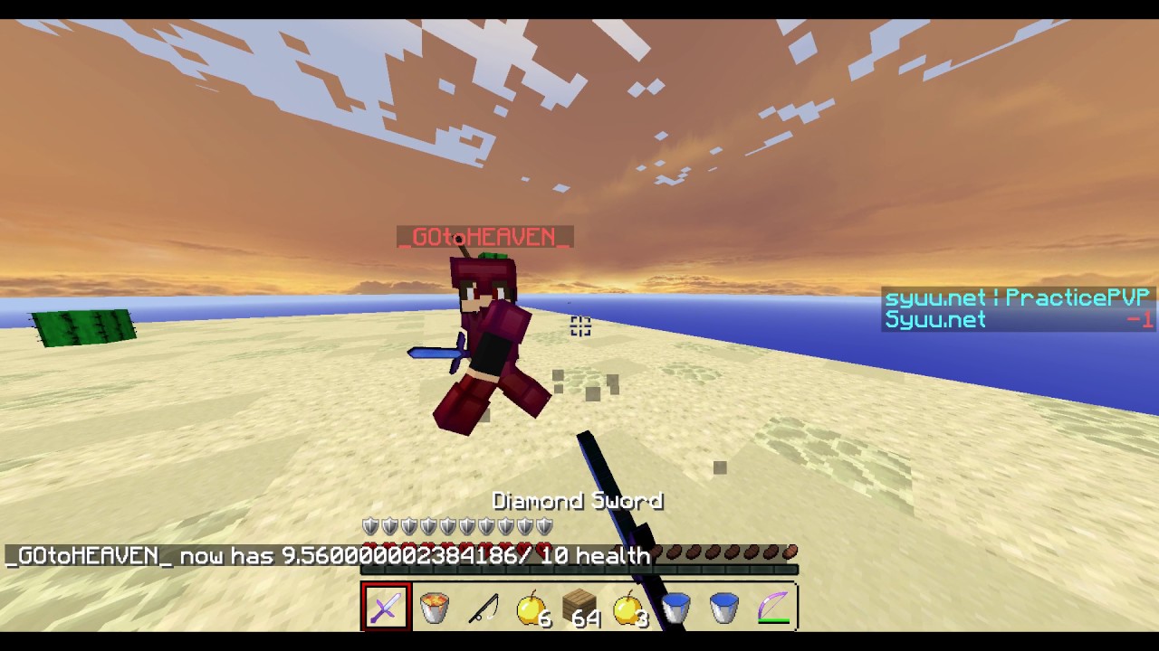 Minecraft Syuuサーバーでpvp練習 Youtube Minecraft Syuuサーバーでpvp練習 Youtube