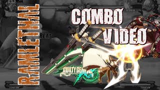 【GGXrd Rev 2.1】 A few Ramlethal combos (first video for 2019)