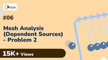 Mesh Analysis with Dependent Sources: Problem 2| DC Circuits and Network Theorems | EXTC Engineering