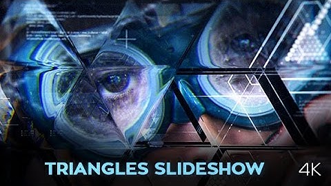 Triangles Slideshow (After Effects template)