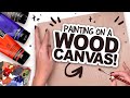 PAINTING A PLACE I'VE BEEN! (on Wood!) | Acrylic Paints