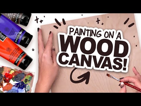 PAINTING A PLACE I'VE BEEN! (on Wood!) | Acrylic Paints