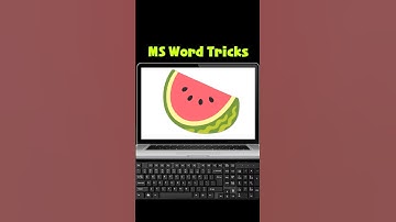 Watermelon 🍉 Symbol Code in MS Word | Kishor Mint #msword