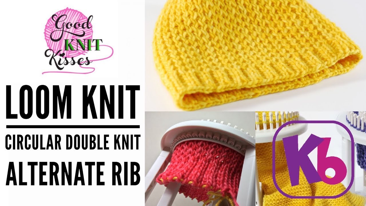 Double Loom Knit Alternate Rib Hat On Kb Looms Dkl Cc Double Loom Knit Alternate Rib Hat On Kb Looms Dkl Cc