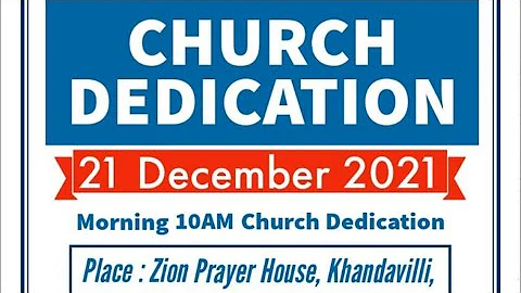 CHURCH DEDICATION-ZION-...