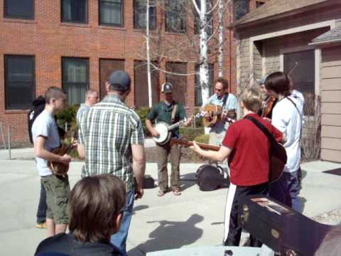 Lonesome Fiddle Blues Spring Jam outside