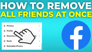 How To Remove All Friends On Facebook AT ONCE (2025)