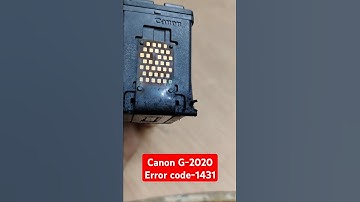 CANON G 2020 PRINTAR! Error code-1431!Canon g2020 error!#canonpixma!#canoncamera