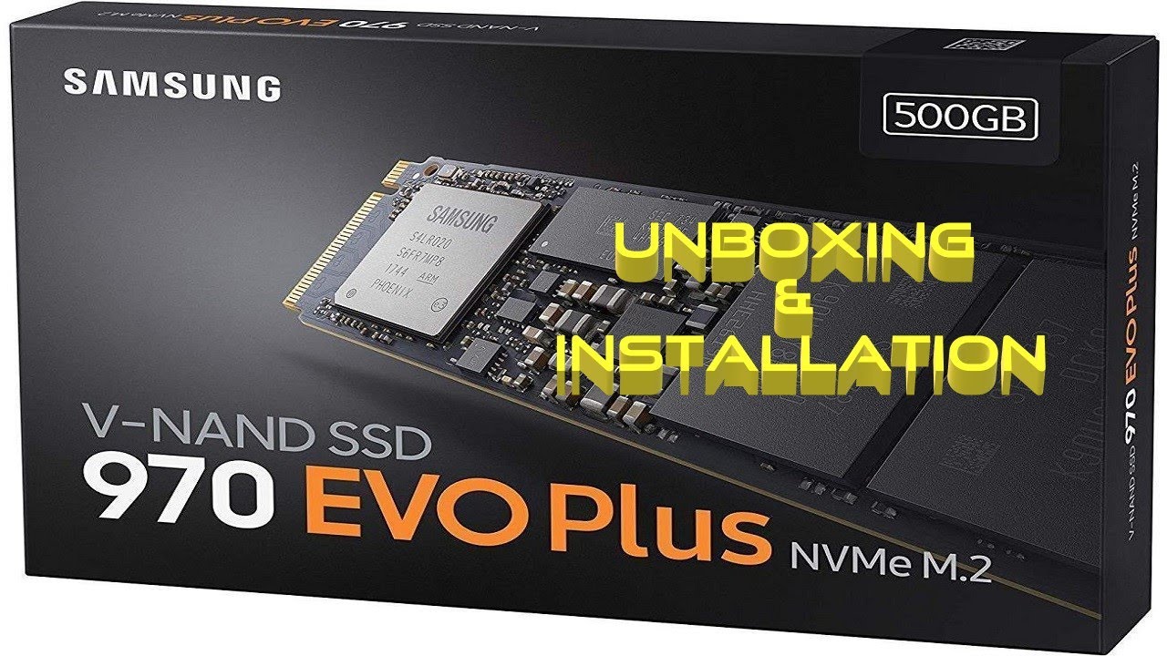 Samsung 970 500 GB PCIe NVMe M 2 SSD Drive and Installation - YouTube