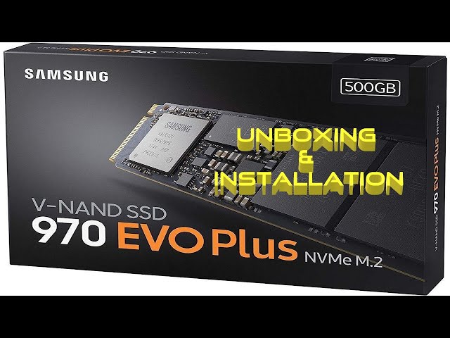 Samsung SSD 970 EVO Plus M.2 PCIe NVMe 500 Go