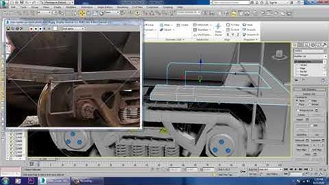 Tutorial on Modeling and texturing a Train Tanker Car in 3dsmax.( Part 6)