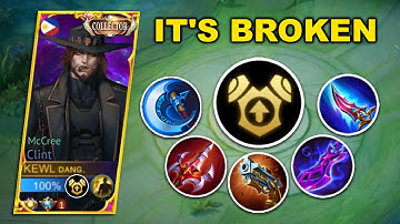 MARKSMAN EMBLEM + CRITICAL BUILD IS TOTALLY BROKEN!😱 CLINT BEST BUILD 2022 (must try this) MLBB