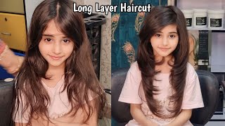Long layered haircut | Layer  haircut | Lashes Beauty Parlour  HairCutting