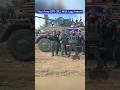 Thai Soldiers Firing From Inside BTR-3E1 Armored Carrier With Wooden Log Armor!!