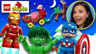 CHRISTMAS With IronMan and Friends! | Educational Games for Toddlers | LEGO Duplo Marvel